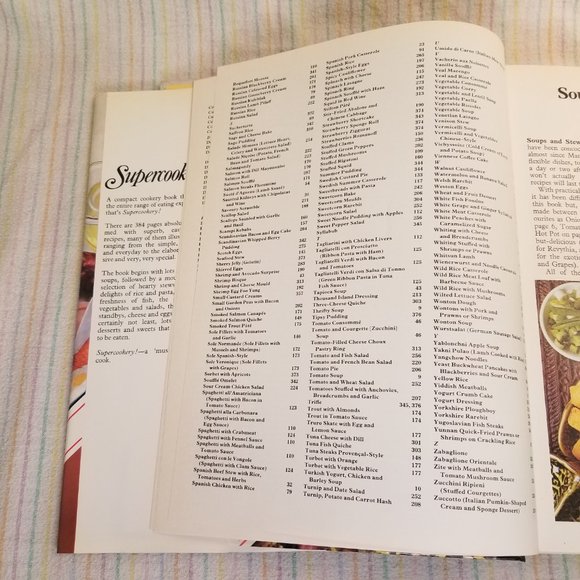 Vintage 1985 "Supercookery! Over 600 Delicious Dishes" Mashall Cavendish Recipes - Picture 5 of 12